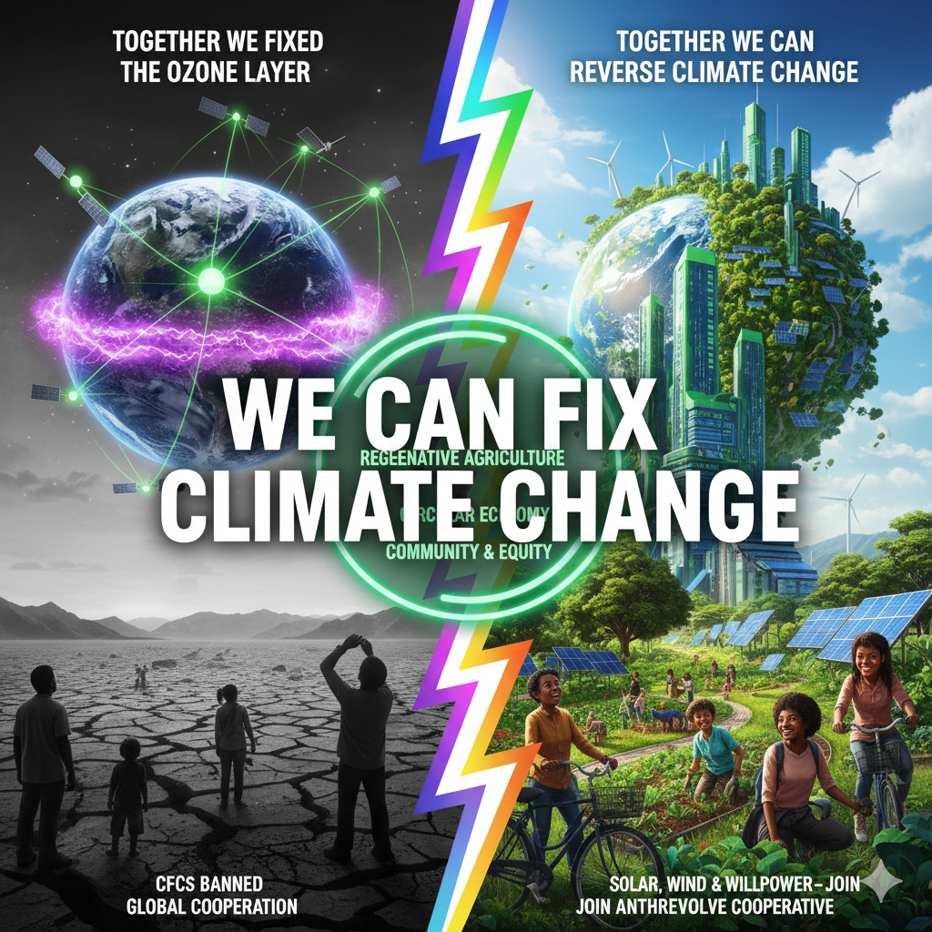 If We Healed the Ozone Hole, We Can Still Change the Climate