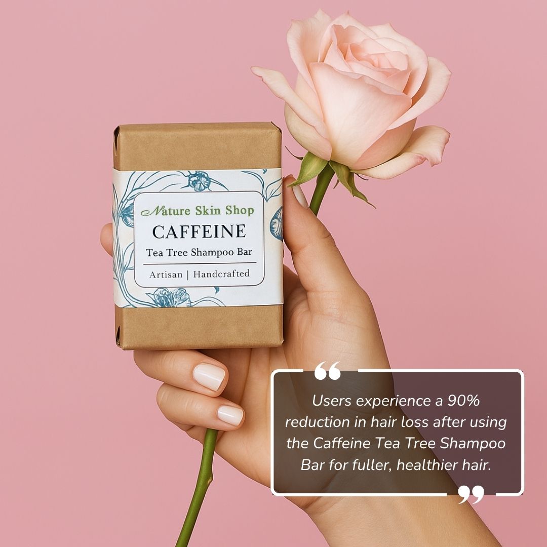 Caffeine Shampoo Bar with Tea Tree Oil – Growth & Scalp Care-2