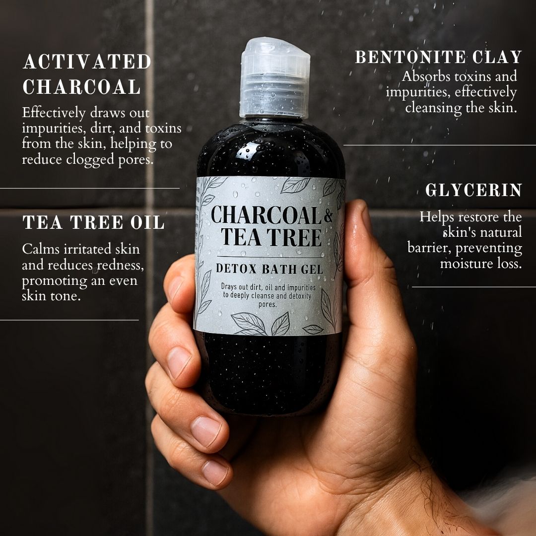 Activated Charcoal & Tea Tree Body Wash-4